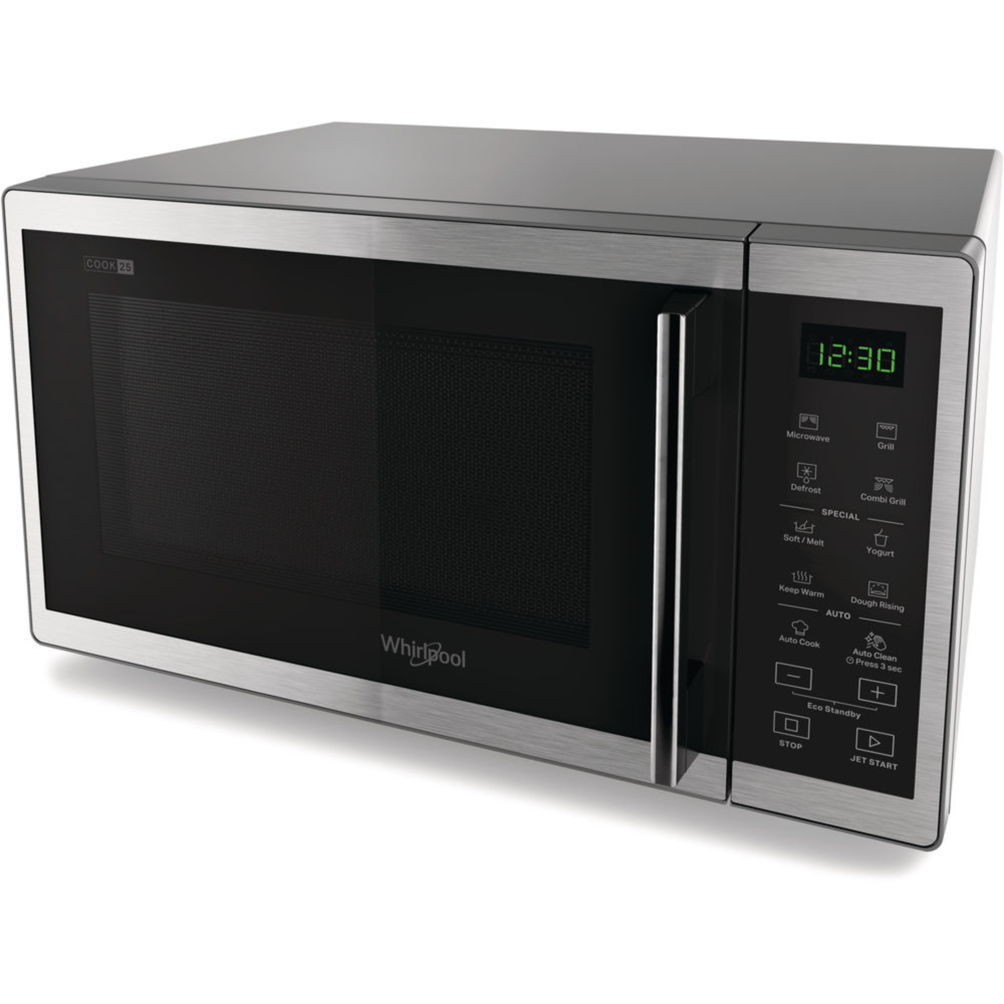 Whirlpool MWP 253 SX microwave Countertop Grill microwave 25 L 900 W  Stainless steel - GotDeal