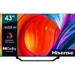 Hisense 43A7KQ Smart TV 43" QLED 4K Ultra HD Wifi Bluetooth Cinema/Gaming Zwart - EU model - Afbeelding 5