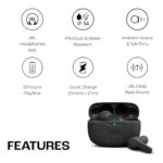 JBL Wave Beam Headset True Wireless Stereo (TWS) In-ear Bluetooth Zwart - Afbeelding 4