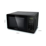 Esperanza EKO009 Zwart Solo-magnetron Aanrecht 20L 700W - Afbeelding 5