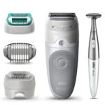Braun Silk-épil 5 5-825 Epilator Voor Zachte Ontharing, Wit/Grijs - Afbeelding 4