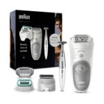 Braun Silk-épil 5 5-825 Epilator Voor Zachte Ontharing, Wit/Grijs - Afbeelding 8