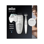 Braun Silk-épil 5 5-825 Epilator Voor Zachte Ontharing, Wit/Grijs