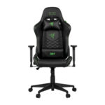 Razer by Zen - Tarok Natrix Gaming leunstoel Gecapitonneerde zitting Zwart, Groen - Afbeelding 7