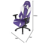 AKRacing Core SX Lavender Gamestoel Gestoffeerde gevoerde zitting Violet, Wit - Afbeelding 5