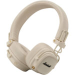 Marshall Major V Bluetooth On Ear Headphones Wireless White Cream - Image 11