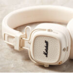Marshall Major V Bluetooth On Ear Headphones Wireless White Cream - Image 2